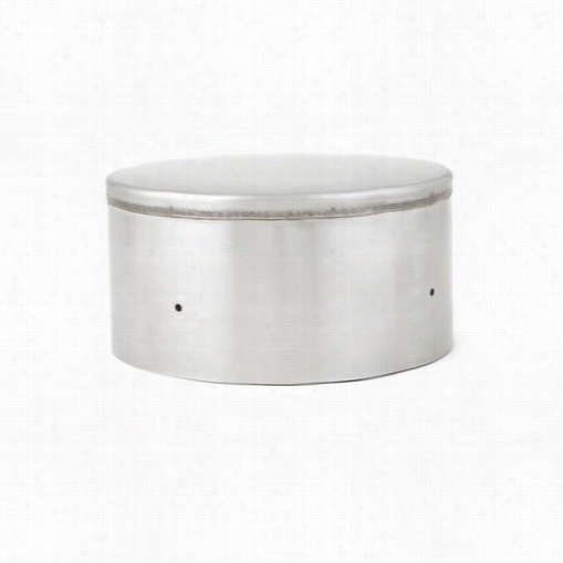 Metalbest 3517ar Saf T Liner 316 5"" Round Tee Cover In Stainless Steel