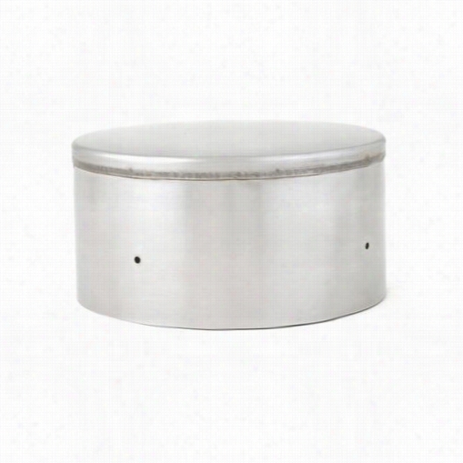 Metalbest  3617ar Saf T Liner 316 6&quo;" Round Tee Shield In Stainless Steel