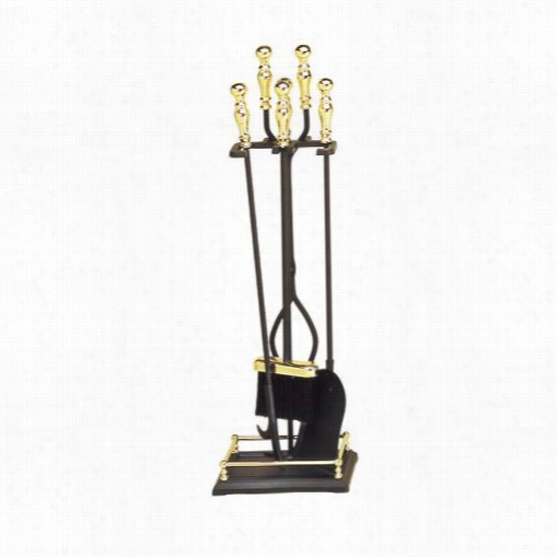 Mnuteman X820941 4 Toop Frieset In Brass Plated And Black With Fdamed Base