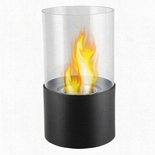 Moda  Flame Gf301650bk Lit Table Tp Firepitbio-ethanol Fireplace In Black