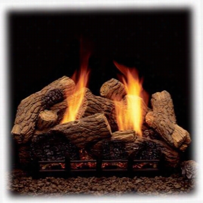 Monessen Bo30-f 24"&quuot; Natural Blaze Burner System And  30"" Vent Free Fiber Ceramic Logs