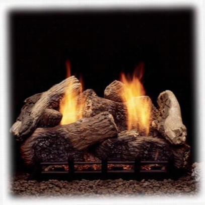 Monsesen Bo30-r 24"" Natural Blzae Burner System And 30"" Vent Free R Efractory Logs