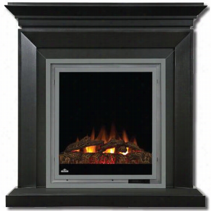 Napoleon Efmd30gk Electric 1500 Watt Fireplac Ewith Crystaline Ember Bed And Beveled Deluxe Mantel