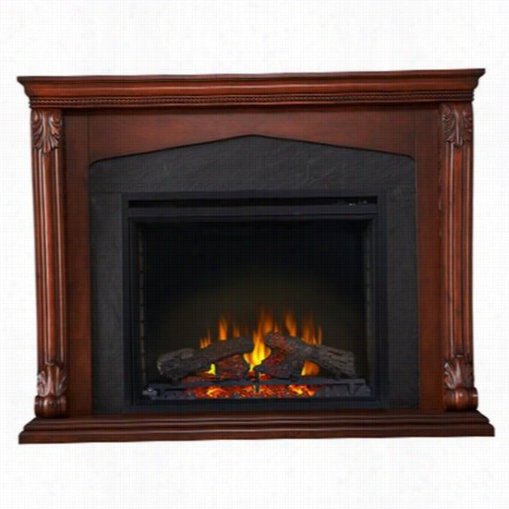 Napoleon Nefp33-0314bw 33"" Monroe Electric Fireplace Maantel Package In Burnished Walnut