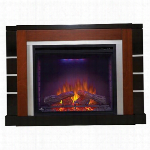 Napoleon Nefp33-0414cm 33"" Loren Electric Fireplace Mantel Package In Black/mahogany