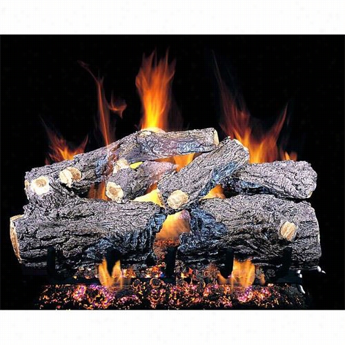Peterson Intrinsic Fyre Hchrg4 Burnt Rustic Oak Vented Gas Log Set With G4 Burner