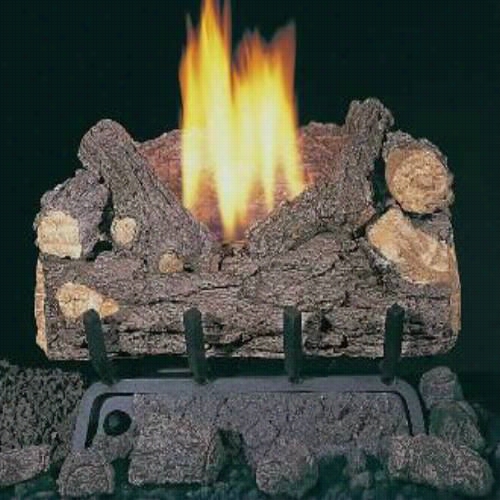 Peterson Real Fyre Vog8 Valley Oak Vent Free Gas Log Set With G8 Burner