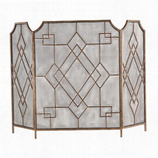 Sterling Industries 51-10156 Diamond Iron Work Fire Screen