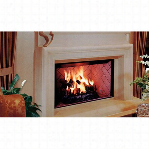 Superior Fireplaces Wrt3836 36"" Ardiant Herringbone Liner Wood Burning Fireplace With Purefire Technology
