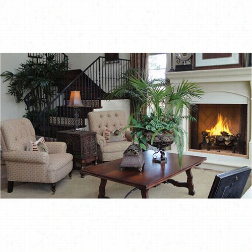 Superior Fireplaces Wrt6042 42&quto;" Masonry Wood-burning Full Herringbone Fireplace