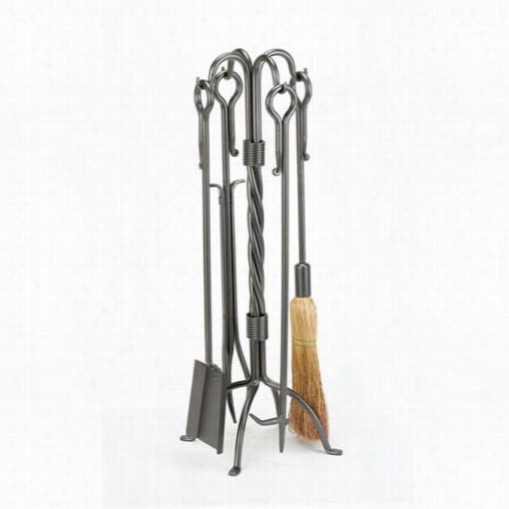 Woodfield 61215 4 Pieces Twisted Vintage Iron Tool Set With Extended Loop Handles