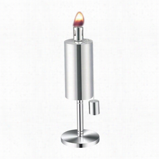 Anywhere Firelpace 90286 Cyliner Shaped Stainless Steel Table Surface Torch