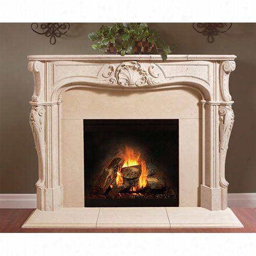 Balmer Mantels 4011-tc Louis Xv Thinncast Stone Mantel