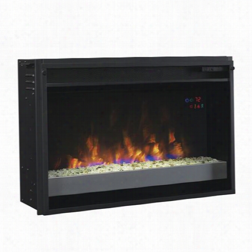 Classic Flame 26ef031gpg-201 Electric Insert 26"" Spect Rafire Plus Contemporary Inesrt With Safer Plug In Black