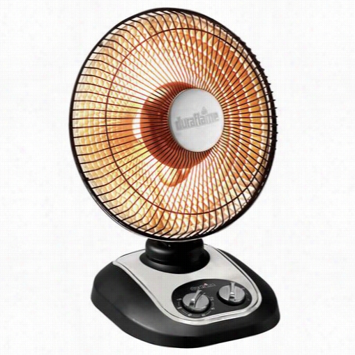 Classic Flame Dfh-ih-12-o Duraflame Parabolic Radiant Heater In Black