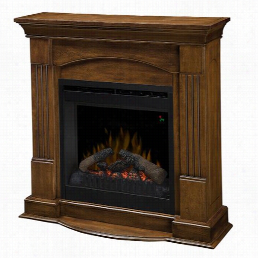 Di Mplex Dfp20l-1332bw Jade Electric Ireplace In Burnished  Walnut With Log Set