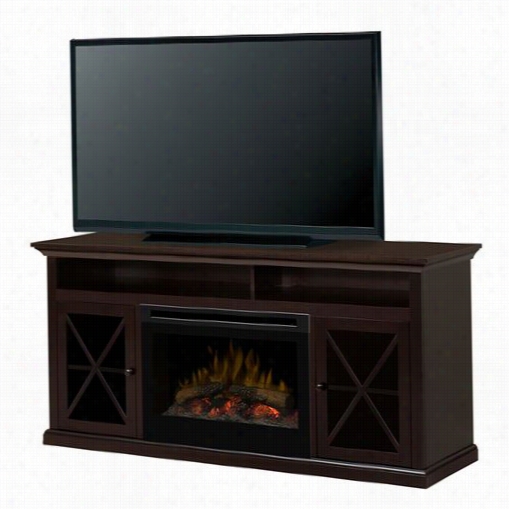Dimplex Gds25-1390dr Newman Electric Fireplace Media Console In Espresso With Log Value