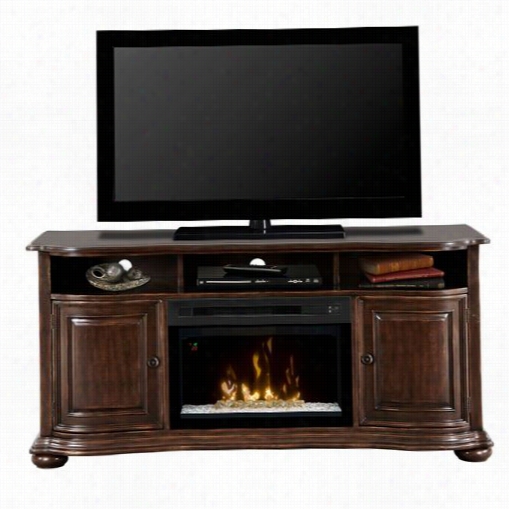 Dimplex Gds25g-1414hc Henderson Electric Fireplace Media Console In Cherry Witha Crylic Ce