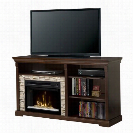 Dimplex Gds25hg-1269e Edgewood Electric Fireplace Media Console In Espresso With Acrylc Cie