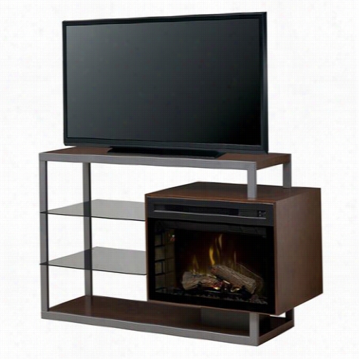 Dimplex Gds25hl-1307wn Hadley Electric Fireplace Media Consloe In Walnut With Realogs