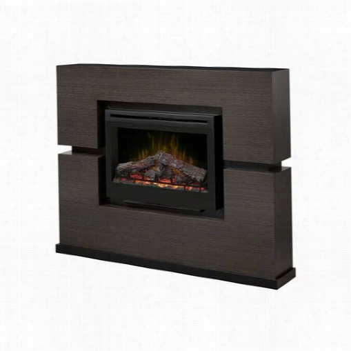 Dimplex Gds33-1310rg Linwood Electric Fireplace In Gray W Ith Logs