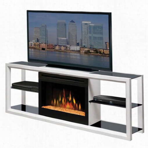 Dimplex Sfp-300 Novara Media Console Electric Firplace With Lgass Embers Bbe D