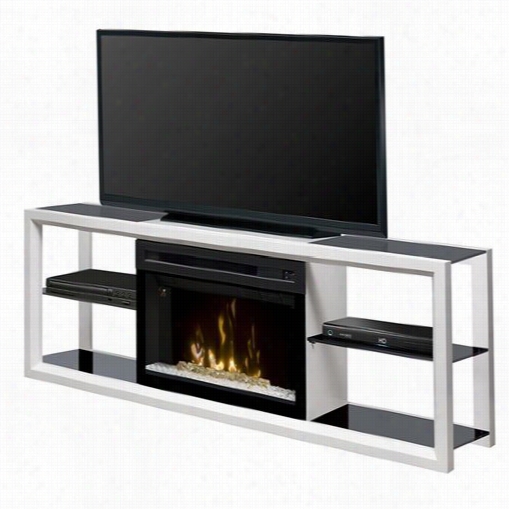 Dimplex Shgfp-300 Novara Electric Fireplace Media Console With Accrylic Ice