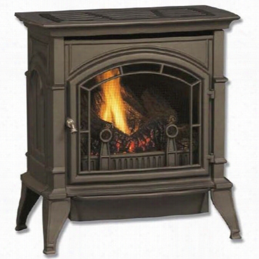 Majestic Csvf30s Single Door Enamel Brown Vent Free Cast 30 Stove