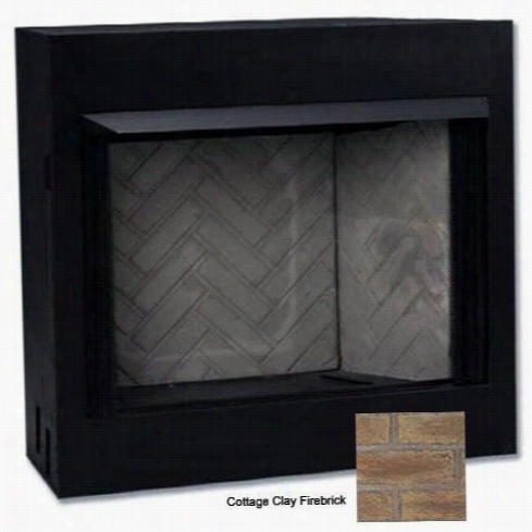 Majestic Mcuf36e-f Magnum Firebo By The Side Of Radiant Clean Face, 36"&qut; Opening And Ceramic Fibdr 3-d Firebrick