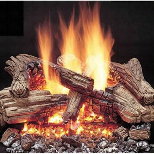 Majestic Vdy30da-vdy30 4 Piece Fiber Ceramic Log Set With Burner Assembly