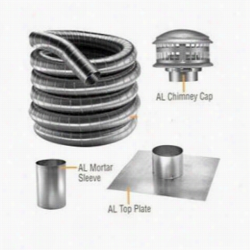 M&g Duravent 3df304-20k 3&q Uot;"durafelx304 20 Kit In Stainless Steel