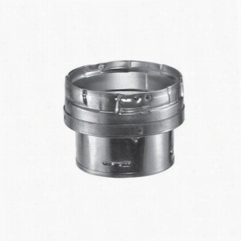 M&g Duravent 3gvx4 Round Gas Vent Aluminum Increaser 3"" X 4&quo;&q Uot; Through  3&q Uot;" X 4"" Inner Diameter