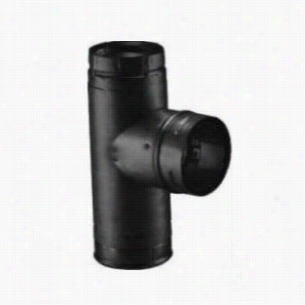 M&g Duravent Pvp-tadx4b Pelletvent Pro Increaser Adapter Tee W Ith Clea N-out Teec Ap I Black