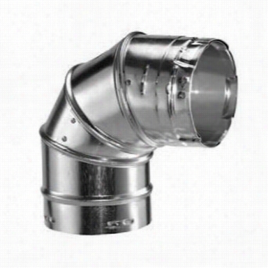 M&g Duravent 4gvl90 Round Gas Vent Aluminum 90 Class Adjustable Elbow Upon 4""i Nner Diameter