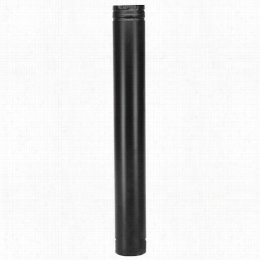 M&g Duravent 4pvp-06b 6"" Straight Length Pipe Black