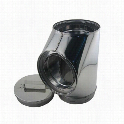 M&g Durav Ent 5dt-t Duratech 5"" G Alvanized Class A Chimney Pipe Tee With Cap