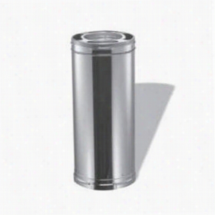 M&g Durzvent 6dp-06 Duraplus 6"" X 6"" Galvanized Class A Triple Wall Chimney Pipe Length