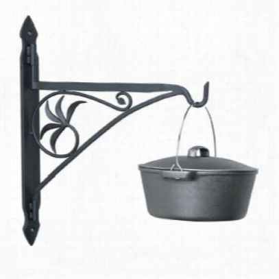 Minuteman Mc-2 4 Fireplace Crane In Black With 24& Quot;" Swivel Ram