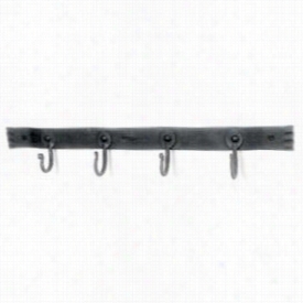 Minutem An Wh-04 Wall Bracket Four Hook In Black