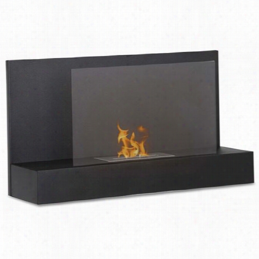 Moda Flame Gf101100 Mira Wall Mounted Ethanol Fireplace