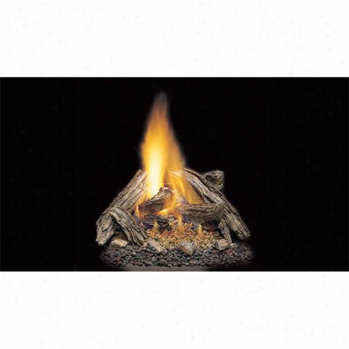 Monessne Vwf24-19sro~vwf18na 24"" Split River Oak 7 Piece Refractory Log Set With 18"" 80,000 Btu Natural Gas Vented Burner