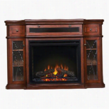 Napoleon Nefp33-0614am 33"" Colbert Electric Fireplace M Edia Console In Antique Mahogany