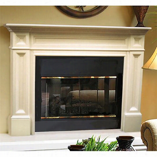 Pearl Manrels 140-566 The Classique Flush Mount Mantel Surround  56w X 42h Incomplete Only