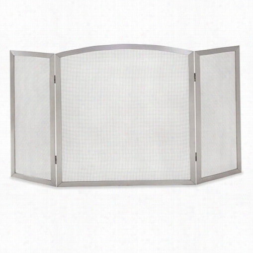 Pilgrmi 81245 3  Panel Newport Screen In Stainless Steel