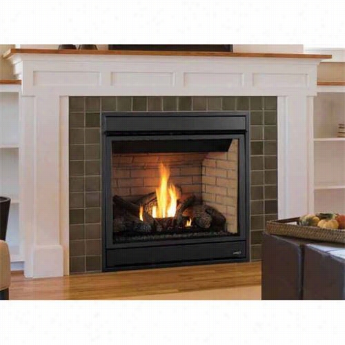 Superior Fireplaces Mpdt33rne Metrit Plus 33"" Electric Ignition To Pvent Fireplace