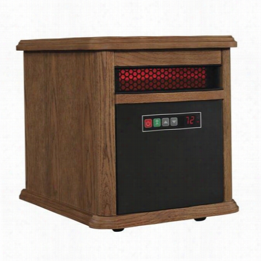 Classic Flame 9hm9l26-o142 Duraflame 1500w Electric Infrared Quartz Portable Heater Iin Oak