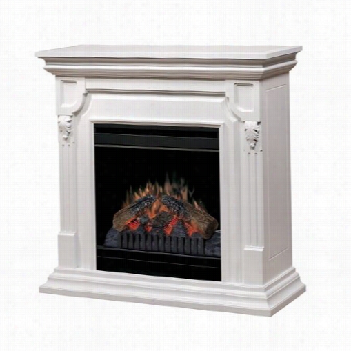 Dmiplex Cfp3902w Warren Convertibleelectric Fireplaae In White