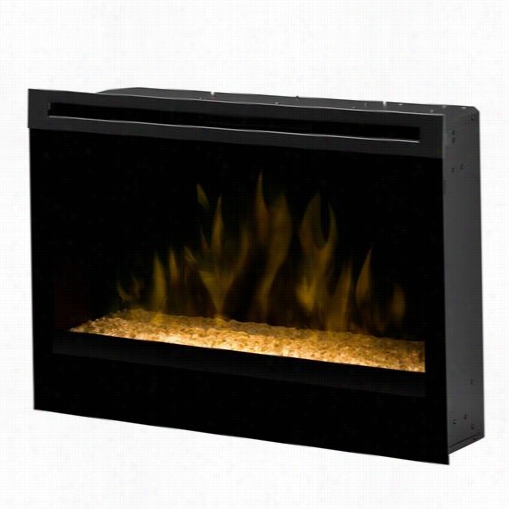 Di Mplex Dfg3033 33"" Self-trimming Landscape Firebox With Glass Ember Bed