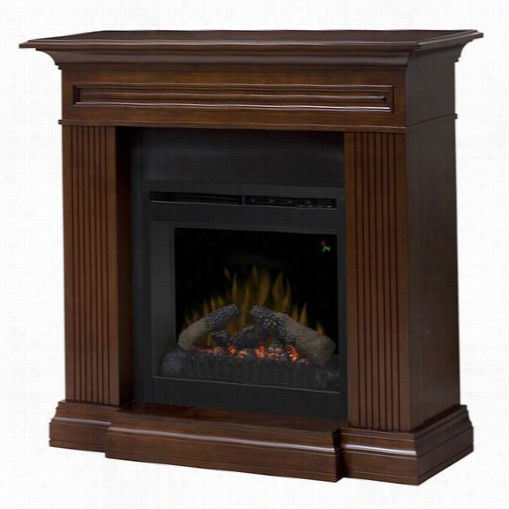Dimplex Dfp20l-1315wn Branagan Electric Fireplace In Walnut With Log Set