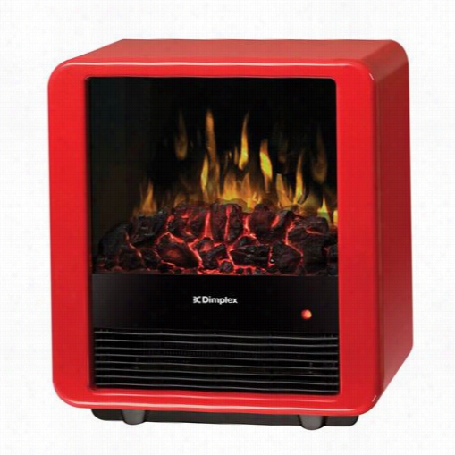 Dimplex Dmcs13r Minicube Eletric Stove In Gloss Red